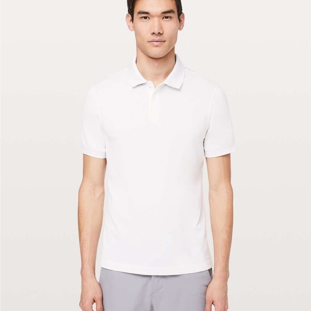 Lululemon Tech Pique Polo White (M4)
